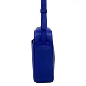 Balenciaga Camera Bag Shoulder Blue Leather